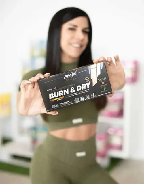 Amix Black Line Burn & Dry Blister Riebalų degintojas (90 kaps.) - Image 2