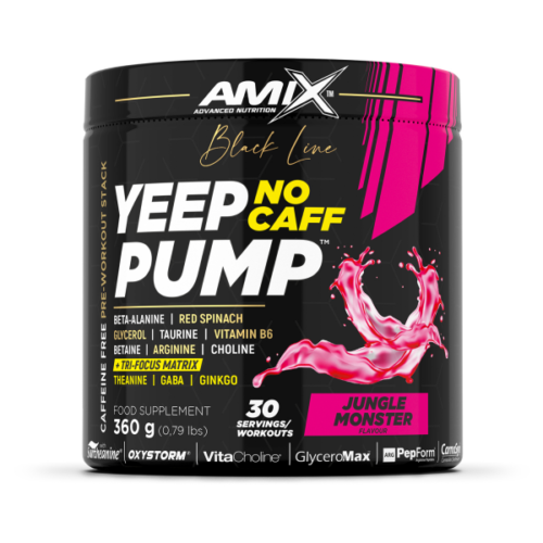 Amix Black Line Yeep Pump 360 g. - Be kofeino