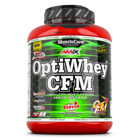 AMIX OptiWhey CFM Baltymų koncentratas, izoliatas, hidrolizatas 2250g.