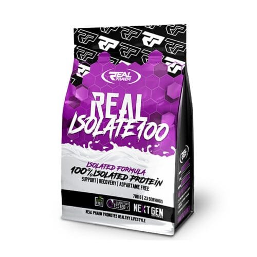 Real Pharm Isolate (Išrūgų baltymų izoliatas) 1800g.