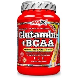 Amix Glutamine + BCAA powder amino rugštys 1000g.