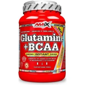 Amix Glutamine + BCAA powder amino rugštys 1000g.