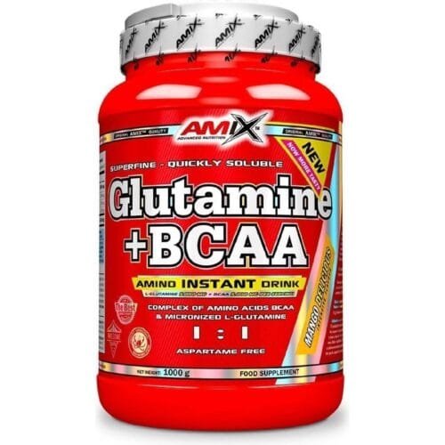 Amix Glutamine + BCAA powder amino rugštys 1000g.