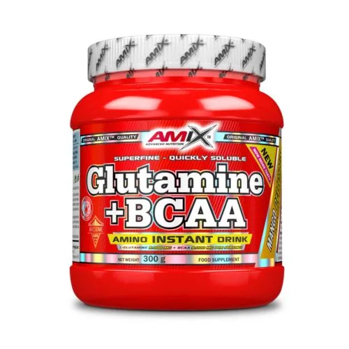 Amix Glutamine + BCAA powder amino rugštys 530g./44 porcijos
