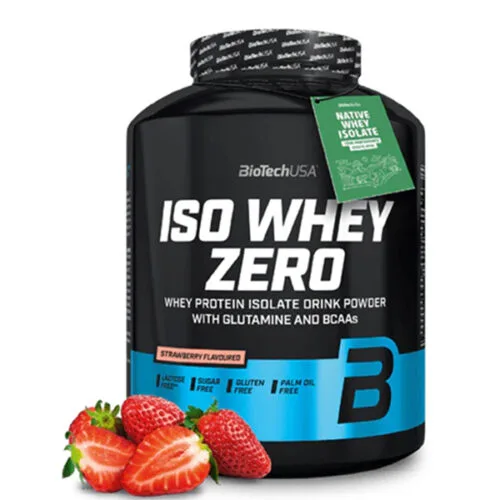 BIOTECH Iso Whey ZERO Išrūgų baltymų izoliatas 1800g.