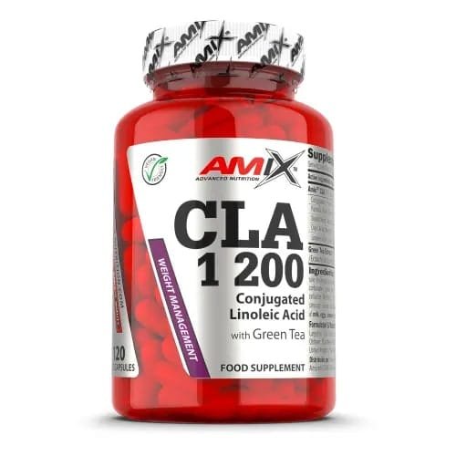 Amix CLA+green tea Riebalų degintojas su žaliąja arbata 120kaps.