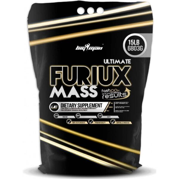 BIGMAN NUTRITION Furiux Mass (Kokteilis raumeninės masės auginimui) 6803g.