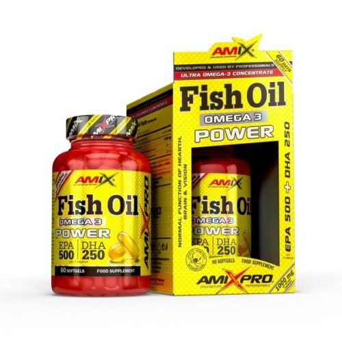 AmixPro Fish Oil Omega3 Power 60kaps.