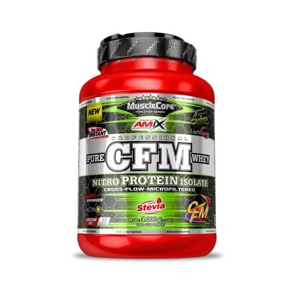 AMIX MuscleCore CFM Nitro Proteino izoliatas 1000g.