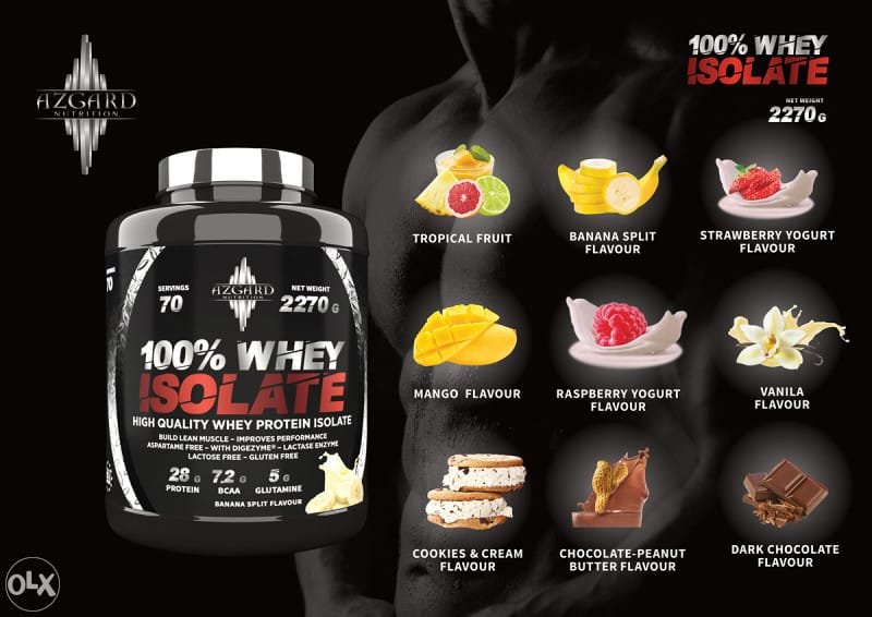 Azgard 100% CFM Whey Isolate. Proteinas be laktozės, izoliatas (908 g/ 28 porcijos) - Image 2