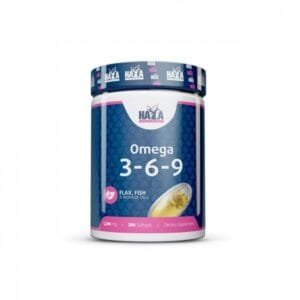 Haya Labs Omega 3-6-9 Žuvų taukai 200kaps.