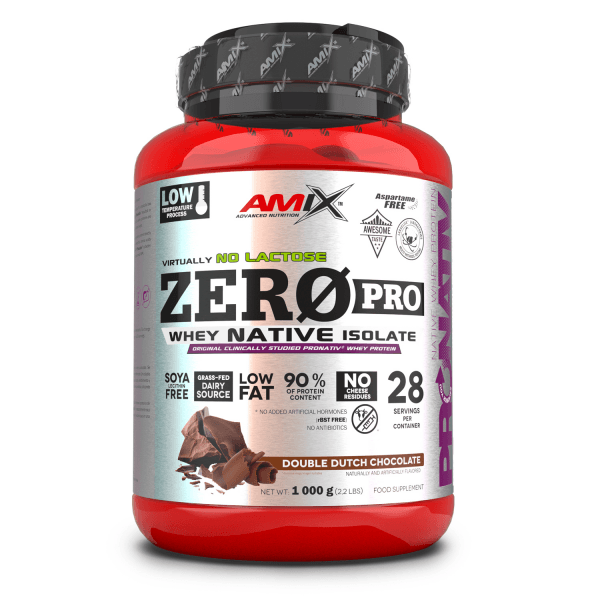 Amix ZeroPro Protein. Išrūgų baltymų izoliatas (WPI) (1000 g/ 28 porcijos)