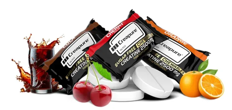 Amix Black Line Chewable Creatine Kramtomos becukrės kreatino monohidrato tabletės (60 tab) - Image 3