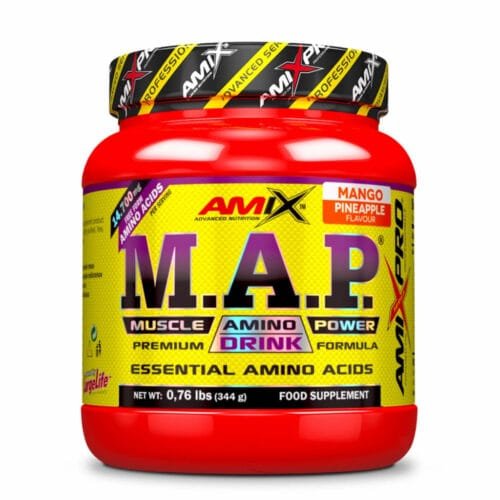 Amix M.A.P. Muscle Amino Power Drink Esminės amino rūgštys - EAA (344 g/ 20 porcijų)