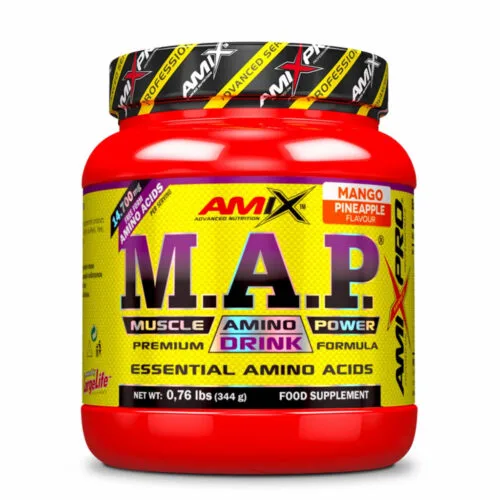 Amix M.A.P. Muscle Amino Power Drink Esminės amino rūgštys - EAA (344 g/ 20 porcijų)