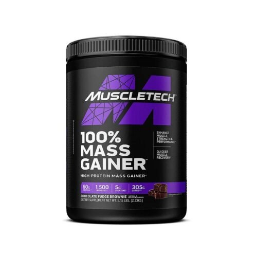 Muscletech 100% Mass Gainer Aukščiausios kokybės svorio didinimo priemonė (2330 g)