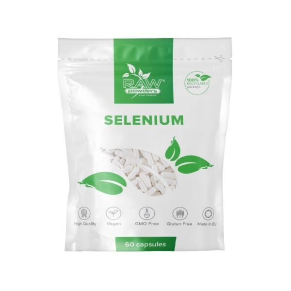 Raw Powders Selenas  60 caps
