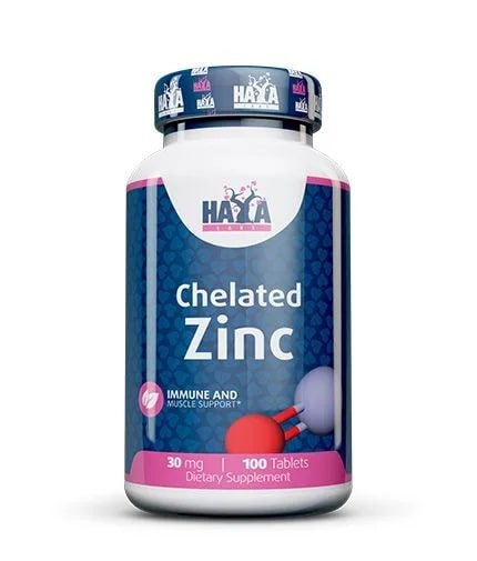 Haya Labs Chelated Zinc 30mg – 100 tabl.