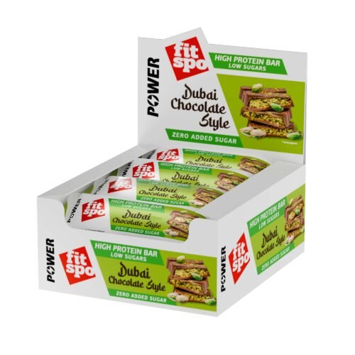 FitSpo Power Protein Bar (Dubai Chocolate)