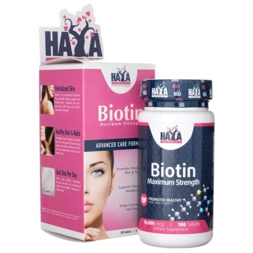 Haya Labs Biotin (biotinas) 100 tabl.