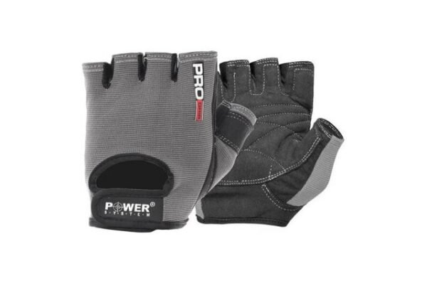Power System Pro Grip unisex pirštinės (pilkos)