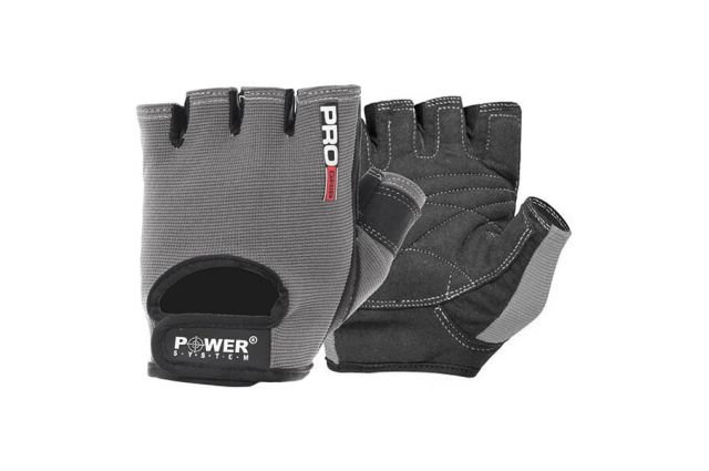 Power System Pro Grip unisex pirštinės (pilkos)