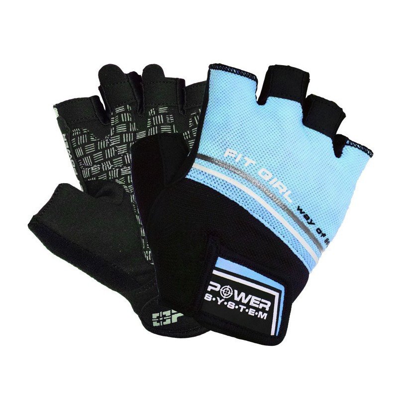 Power System Womens Weightlifting Gloves Fit Girl Evo (blue)