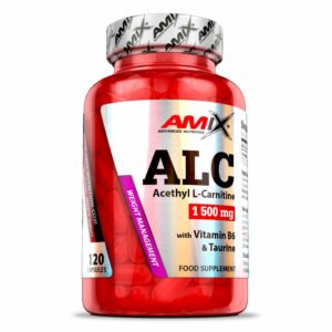 Amix Nutrition ALC (Acetil L - Karnitinas + Taurinas ir Vit B6) 120 kaps.
