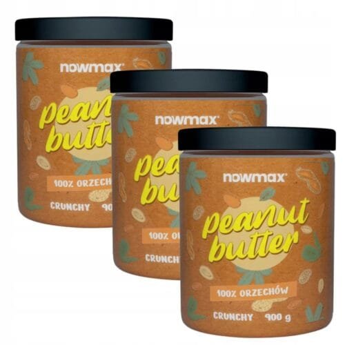 nowmax® žemės riešutų sviestas 900g