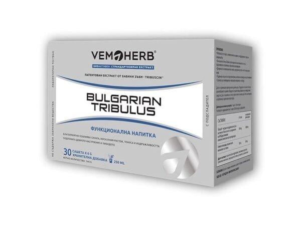 VemoHerb Bulgarian Tribulus Testosterono skatintojas (30pak/ 1mėnesiui)