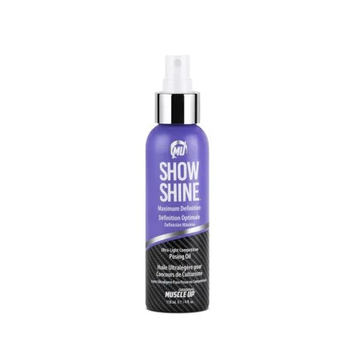 Pro Tan Show Shine - Ultra Light Competition Posing Oil Blizgesys kultūrizmo/bikini varžyboms (118ml)