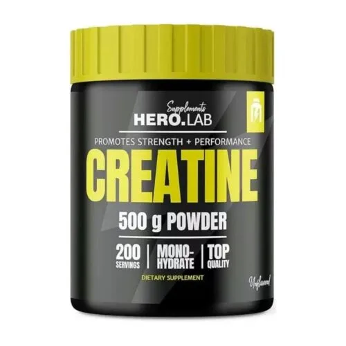 Hiro.Lab 100% Pure Creatine – 500g/100 porcijų