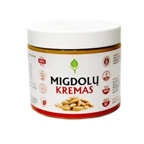 Migdolų riešutų kremas (be luobelių) 400g