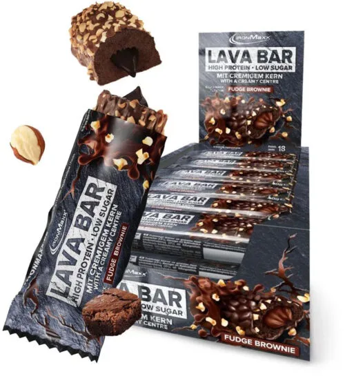 IronMaxx Lava Protein Bar Baltyminis batonėlis (40 g) galiojimas iki 2026,08