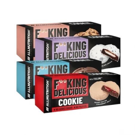 ALLNUTRITION FitKing Delicious Donut Cookie Baltyminiai sausainiai (128g)