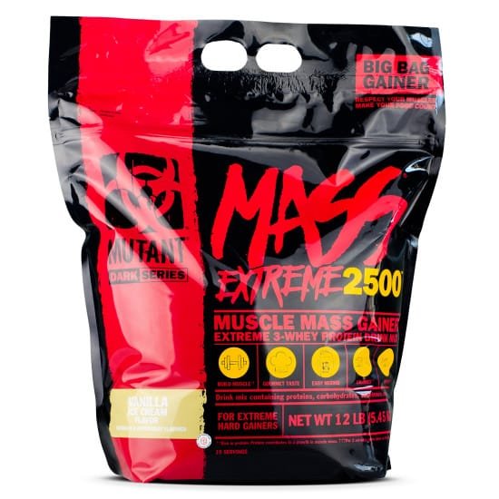 MUTANT Mass EXtreme 2500 Raumenų auginimui (5450 g)
