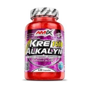 Amix Nutrition Kre-Alkalyn Patentuotos formulės kreatinas + 30 kaps. NEMOKAMAI (150 kaps/75 porcijos po 2 kaps)