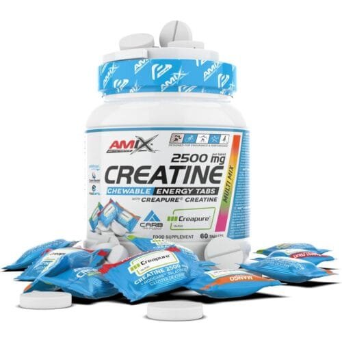 Amix Performance Chewable Creapure Energy Tablets Kretinas energijai ir jėgai (60 tab/60 porcijų)
