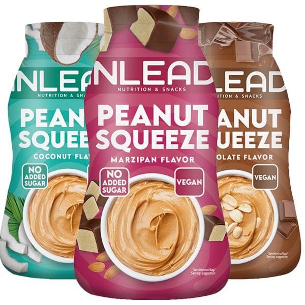 Inlead Peanut Squeeze Kreminis žemės riešutų kremas (520 g)