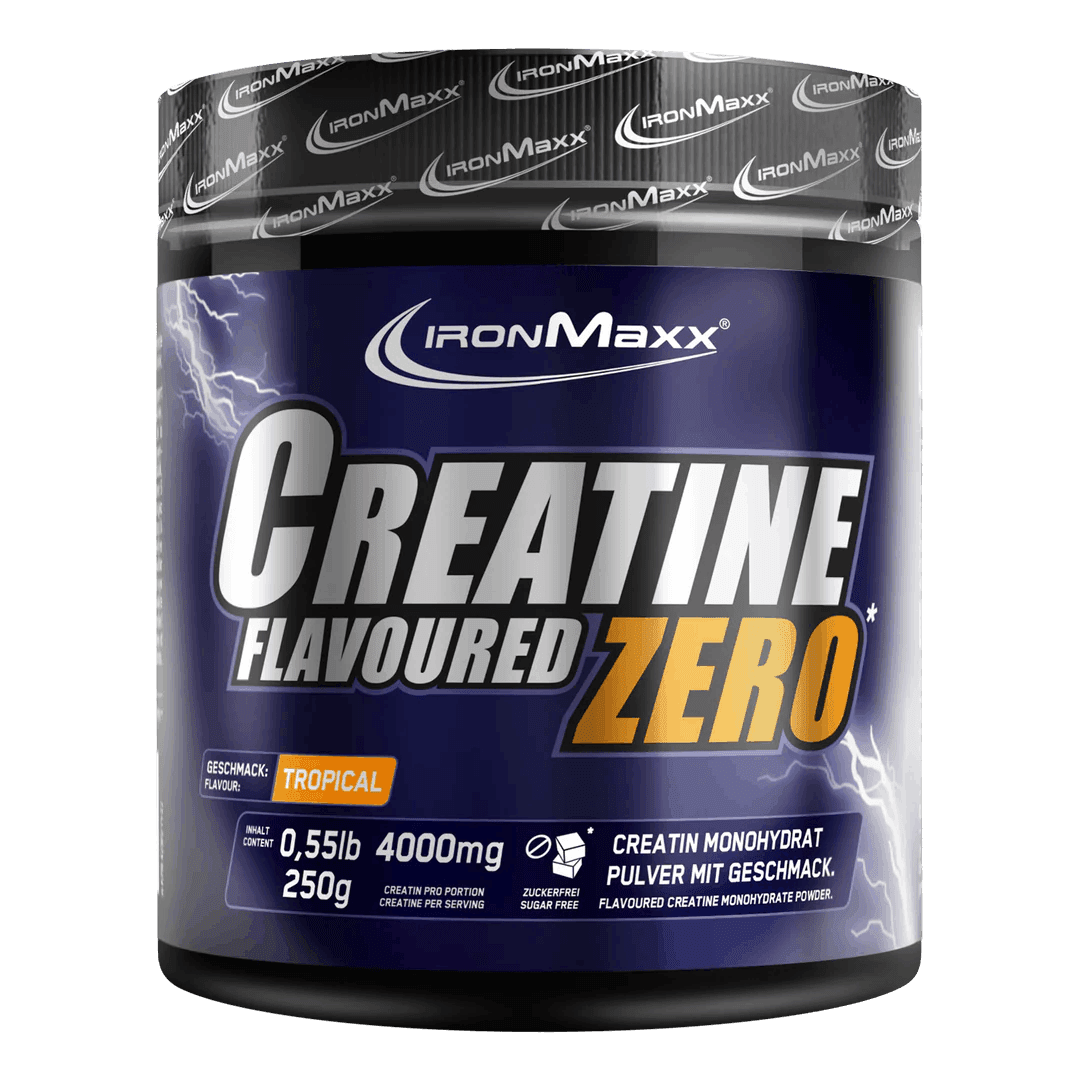 kreatinas su skoniu, ironmaxx creatine zero 250g