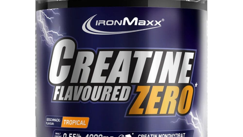 kreatinas su skoniu, ironmaxx creatine zero 250g