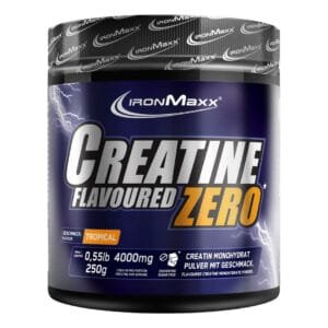 kreatinas su skoniu, ironmaxx creatine zero 250g