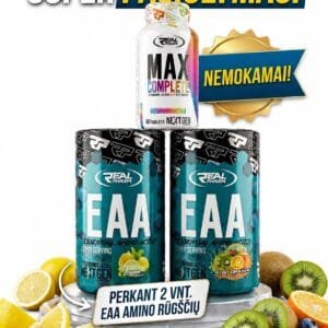 Real Pharm EAA 420g 1+1 ir  (Vitaminai Dovanų) AKCIJA!!!