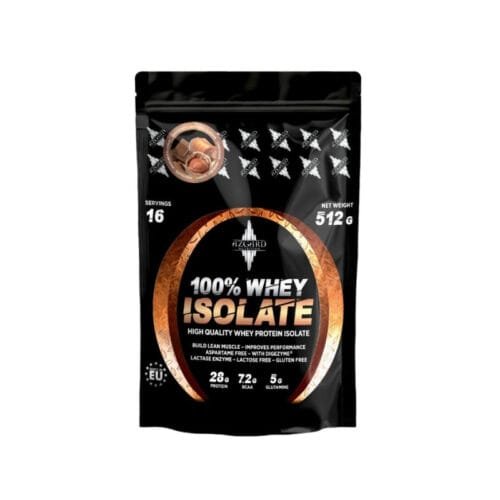 Azgard 100% CFM Whey Isolate. Proteinas be laktozės, izoliatas (512g/ 16 porcijos)