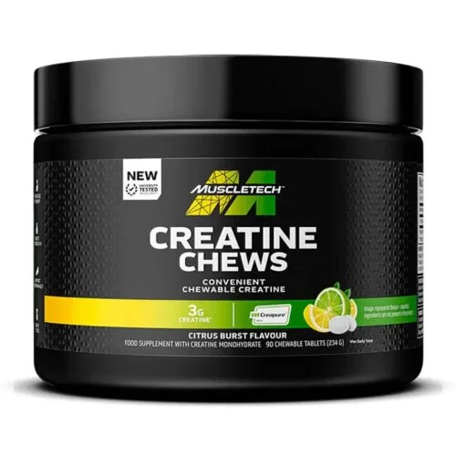 MuscleTech Creapure® Creatine Chews (90 tablečių)